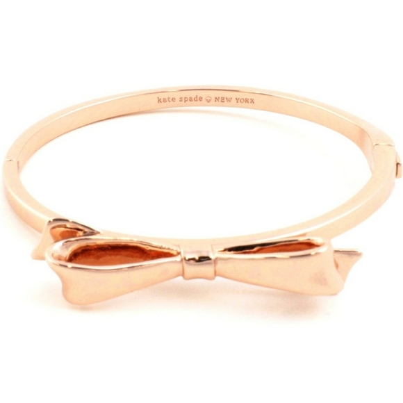 kate spade Jewelry - Kate Spade Rose Gold Love Note Bangle Bracelet